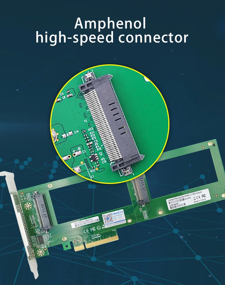 express 3.0 gen 3 x8 cartão u.2 nvme ssd adaptador