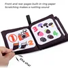 4 Pages Baby Books Enlightenment Early Learning Black and White Cloth Book for Toddlers Montessori Educational Toys 0-3 Years 5