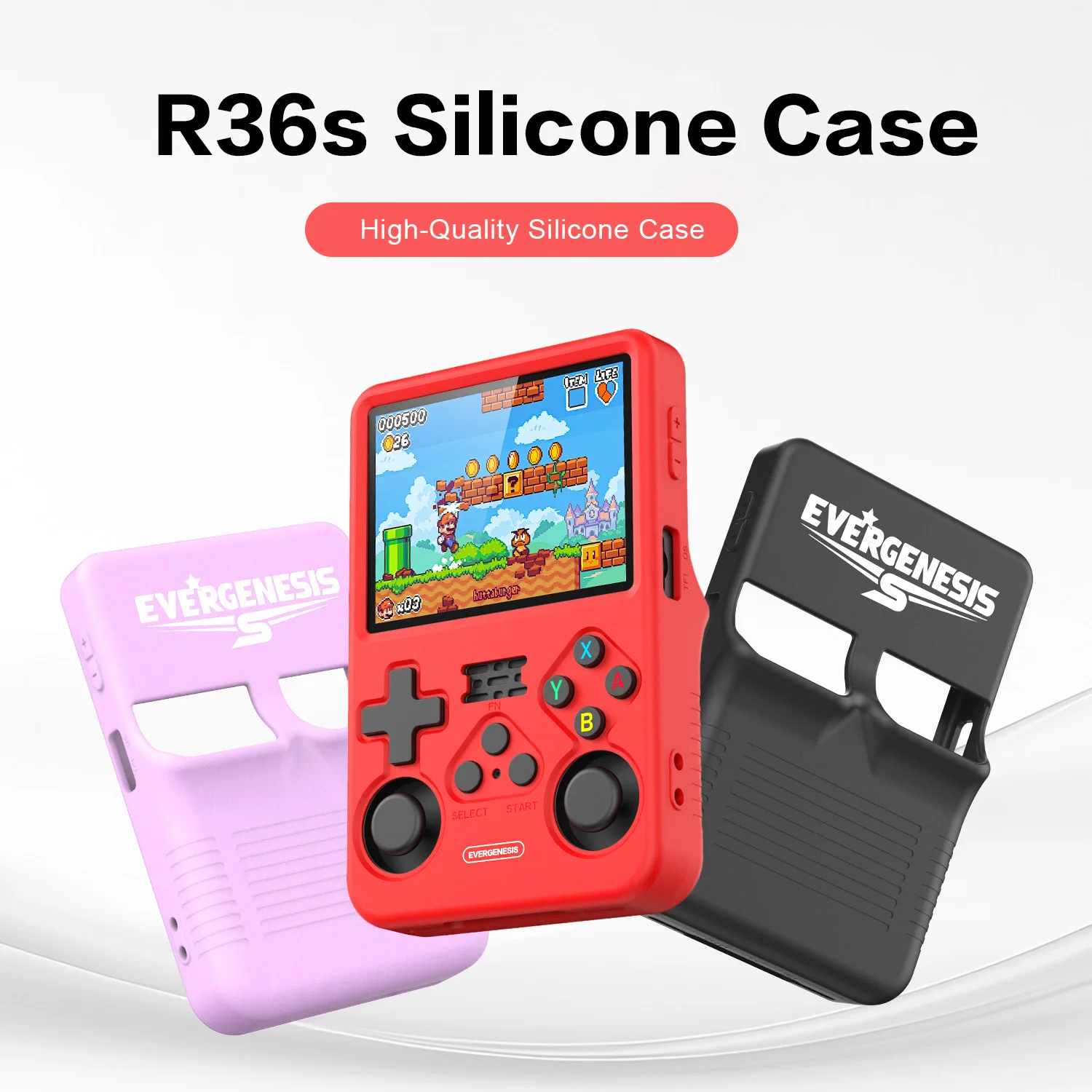 Deluxe 360° Protective Carrying Case with Screen Protectors for Handheld Game Console