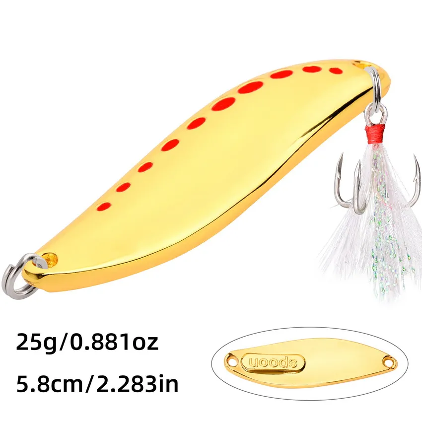 1PCS Metall Spinner Löffel forelle Angeln Locken Harten Köder Pailletten Noise Paillette Künstliche Köder Spinnerbait Angeln Lockt Werkzeuge – Detail 13