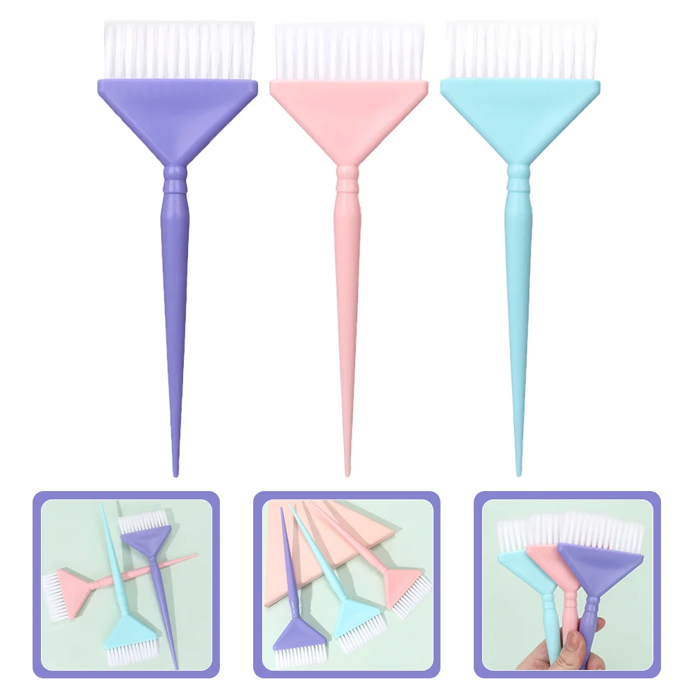 

3pcs Hair Dye Brush Set Small Hair Dye Hair Dye Mixing Applicator