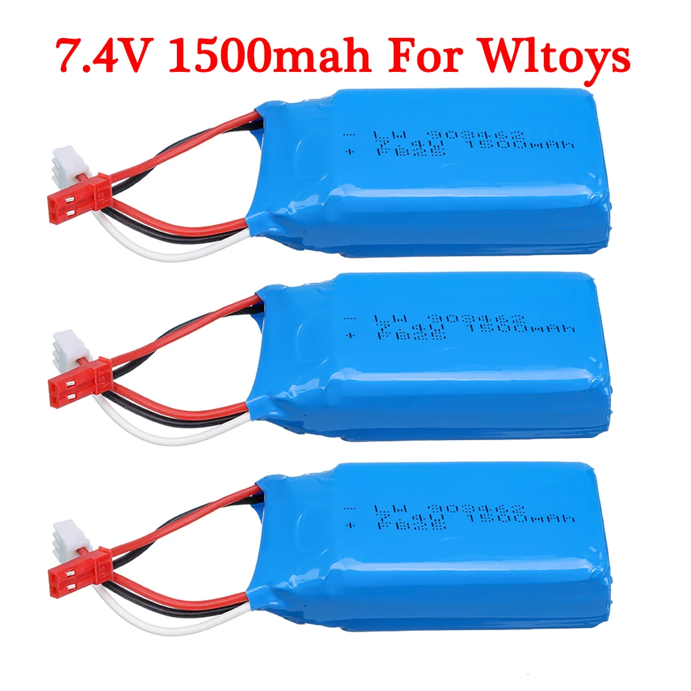 Аккумулятор Lipo для Wltoys V913 L959 L969 L979 L202 L212 A959, 7,4 В, 1500 мАч