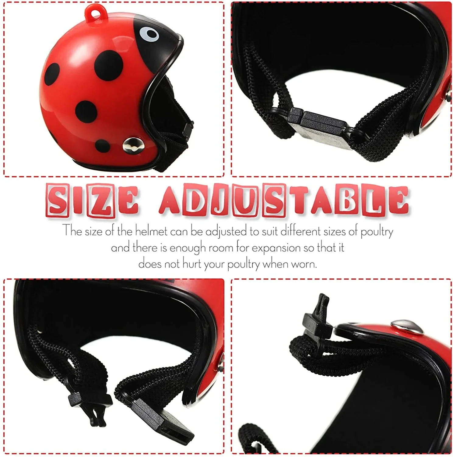 Chicken Helmet Sun Rain Protection Outdoor Henhouse Protective Gear For Hens