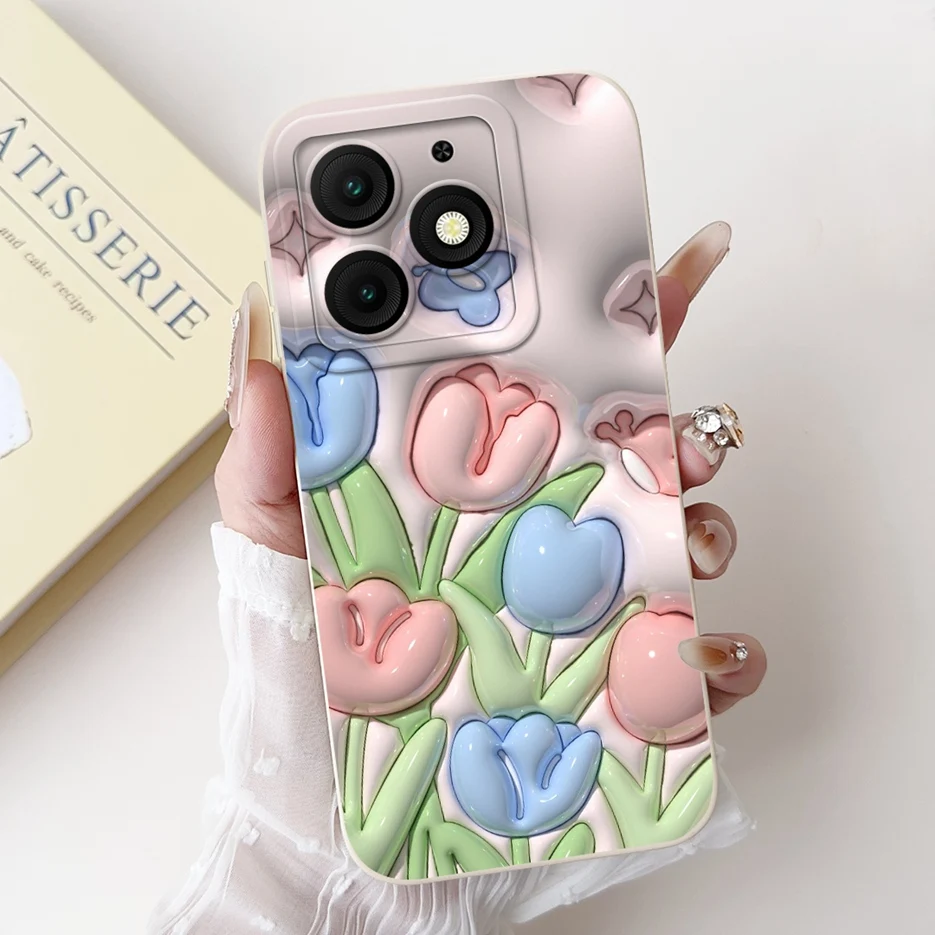Cute Fashion Cartoon Soft TPU Phone Case - Stylish Protective Back Cover Bumper