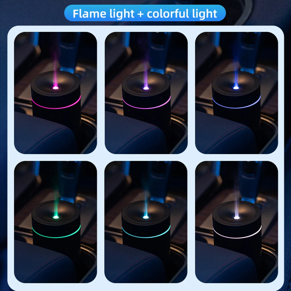100ml Car Diffuser Humidifier Rechargeable Car Humidifier Aromatherapy Diffuser Mini Portable for Home Office