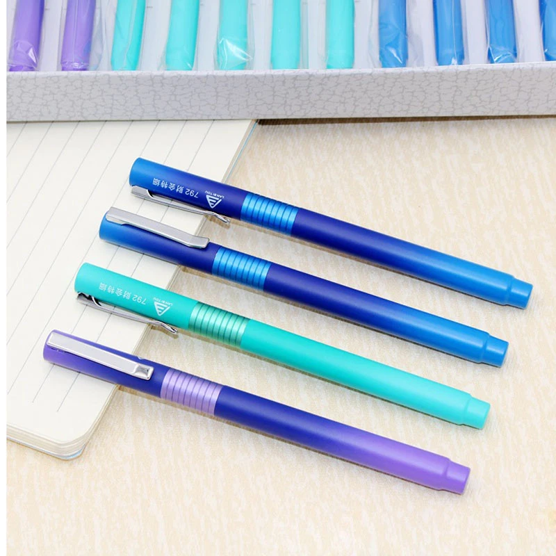 ondanks Slordig typist Color Metal Fountain Pen Extra Fine Nib Beautiful Texture Excellent Writing  Gift Pen Stationery School Supplies 792 - Fountain Pens - AliExpress