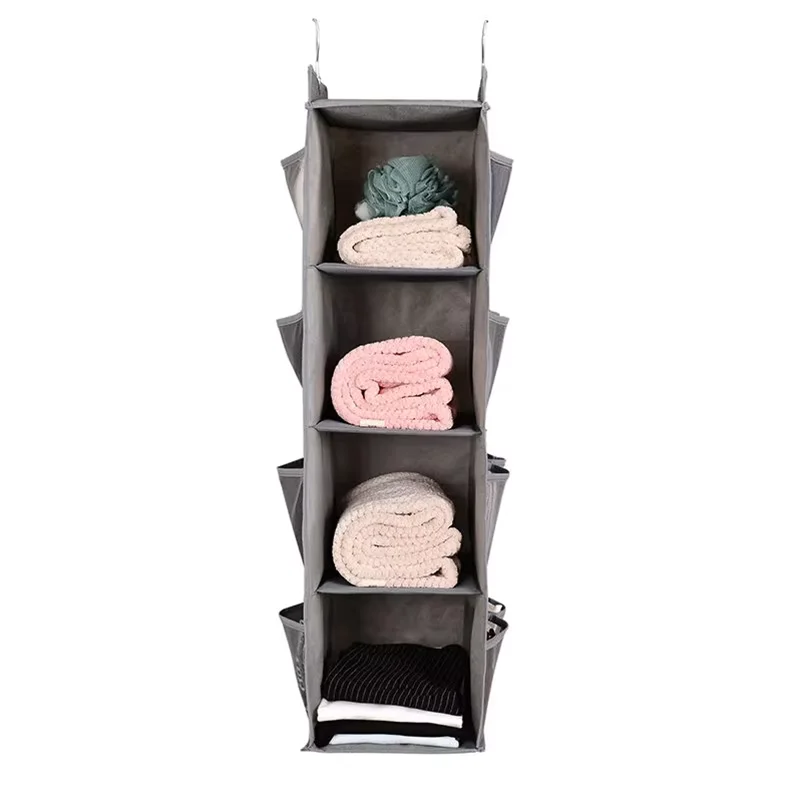 Wardrobe Storage Hanging Bag Clothing Storage Dust-proof Hanging Bag Home Wardrobe Hanging Three-dimensional Sorting Fabric Dust 3