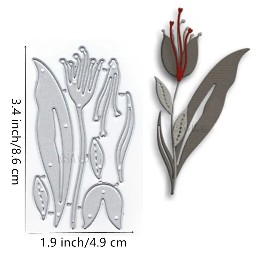 Floral Leaf Metal Cutting Dies Set for Crafting and Embossing - 2024 Edition (29 Unique Designs)