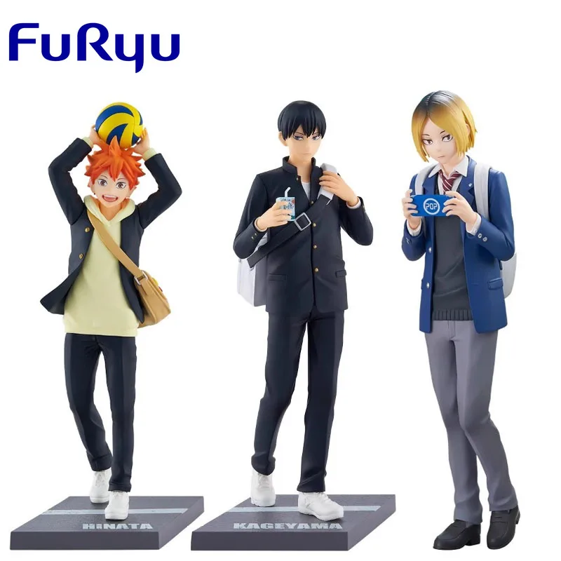 

FuRyu Original Haikyuu!! Anime Figure Kozume Kenma Shoyo Hinata Tobio Kageyama Action Figure Toys For Boys Girls Kids Gift