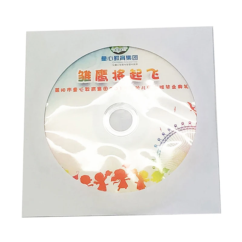 

Флюоресцентное окошко, Флюоресцентный белый складной бумажный пакет, 10/50 шт., 12,5 см, бумажные рукава для дисков CD, DVD