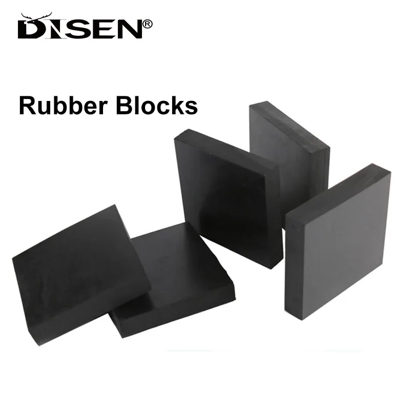 BlackIndustrialRubberBlocksInsulationHardSquarePlateWear