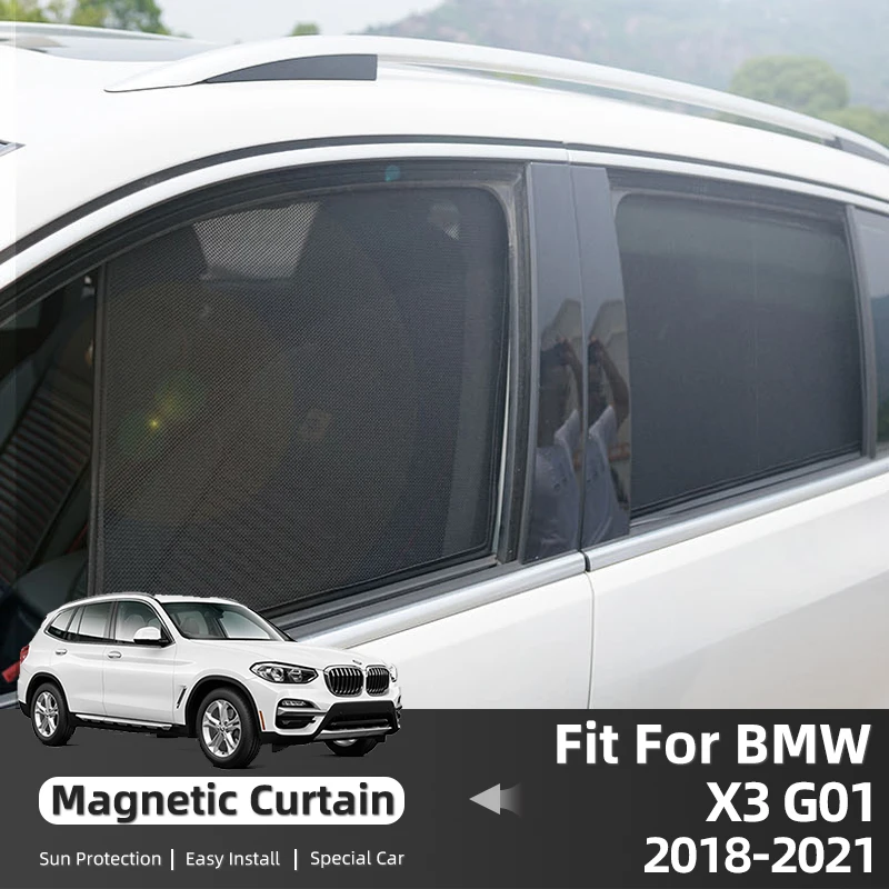 For Bmw X3 G01 20182022 Car Window Curtains Solar Sunshield