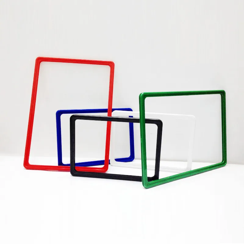 Plastic Plate POP Frame Floor Stands Poster Display Sign Card Holder Price Paper Supermarket Store 1Pack