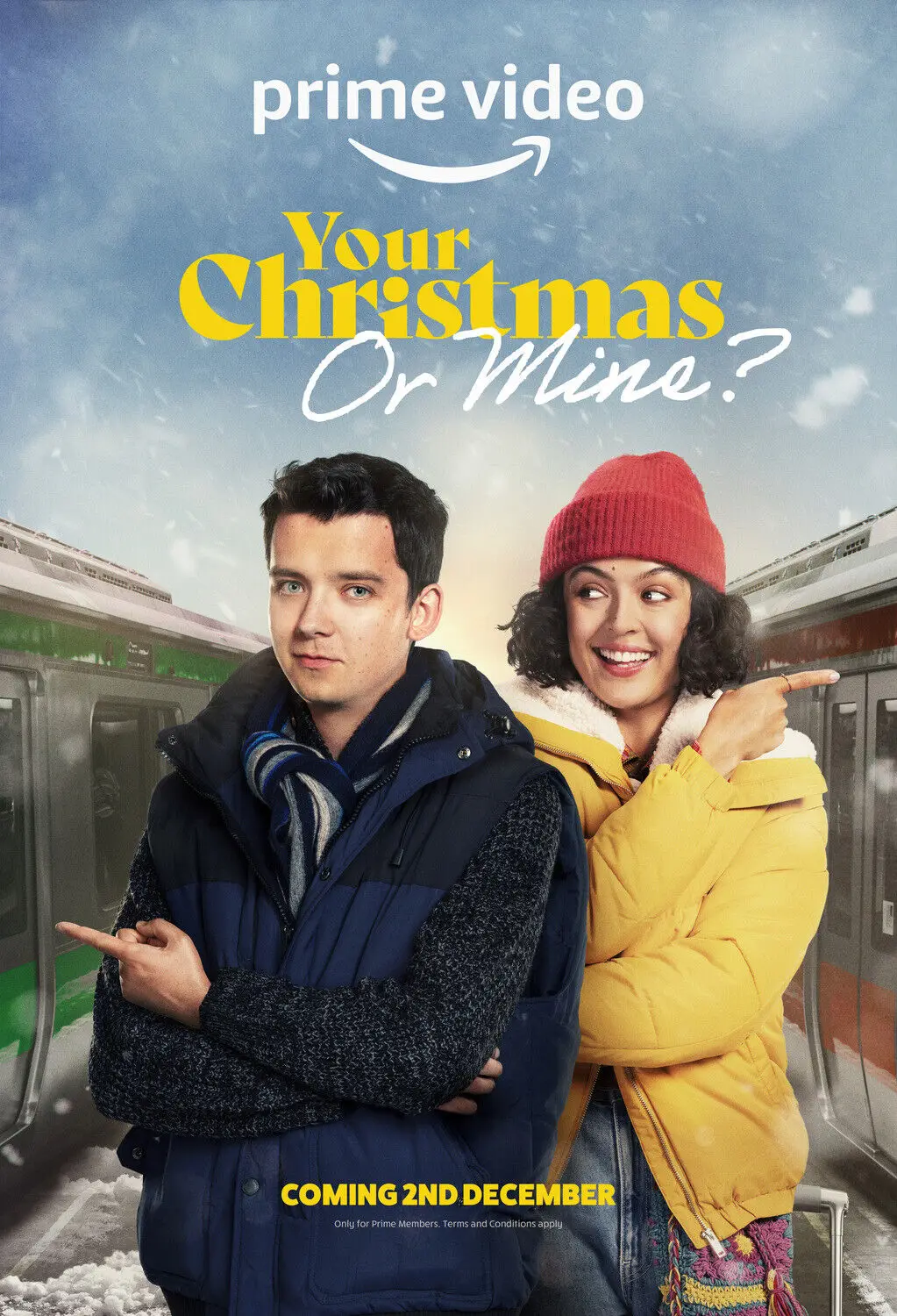 

Your Christmas Or Mine 2023 Movie Art Film Print Silk Poster Home Wall Decor 24x36inch