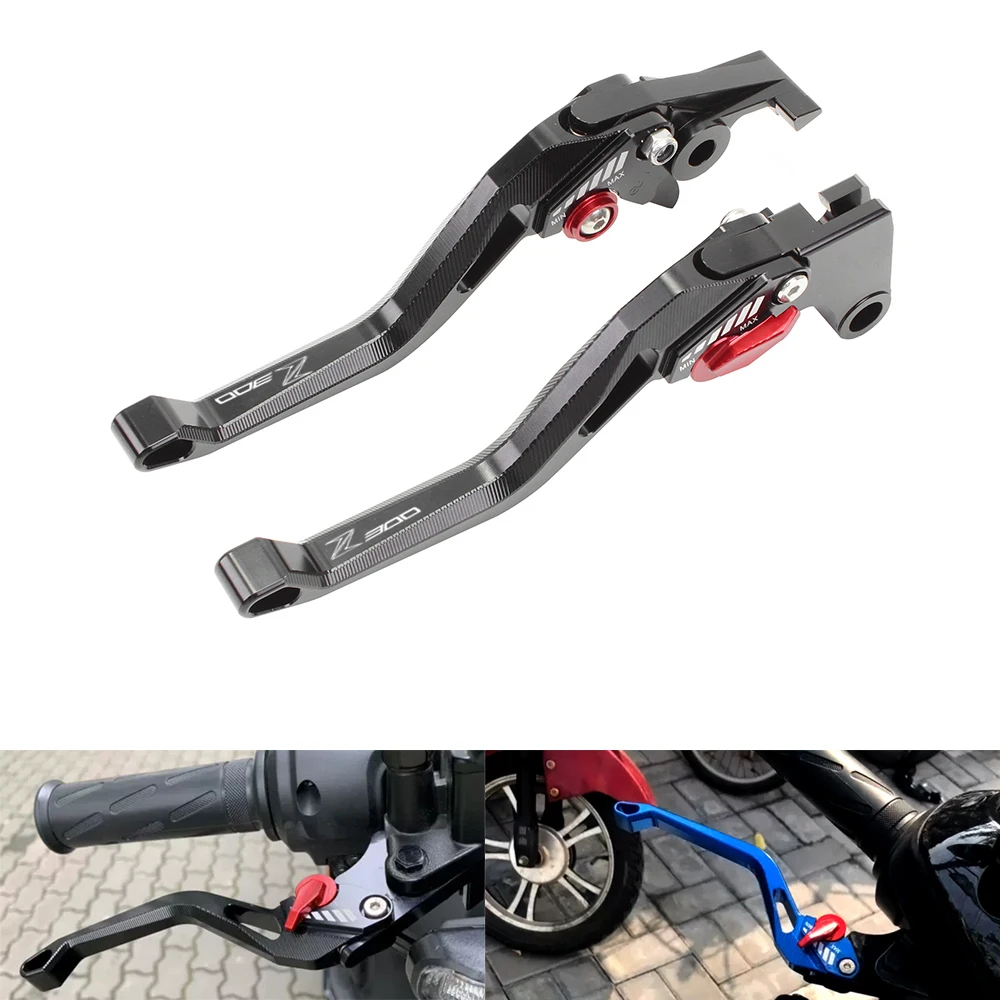 

for Kawasaki Z300 2015 2016 2017 Motorcycle Accessories CNC Aluminum Alloy Adjustable Modified Brake Clutch Levers Handle