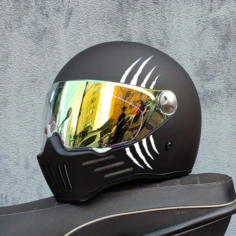 Nœud Décoratif Adhésif Pour Casque De Moto - Grand Nœud En Tissu, Personnalisation Facile