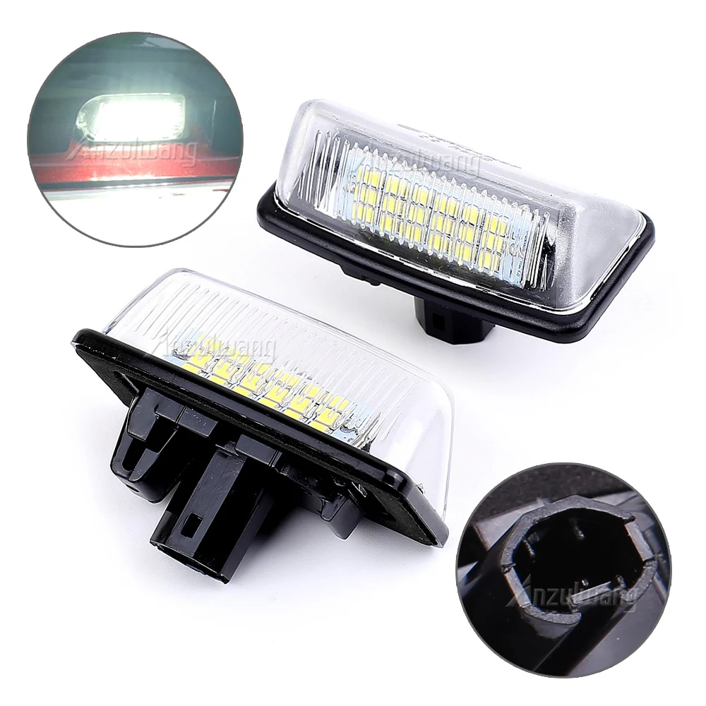 License Number Lamp For Toyota Corolla E11 ZE12 NDE12 Crown S180 Noah Voxy  Starlet EP91 Previa ACR50 LED License Plate Light