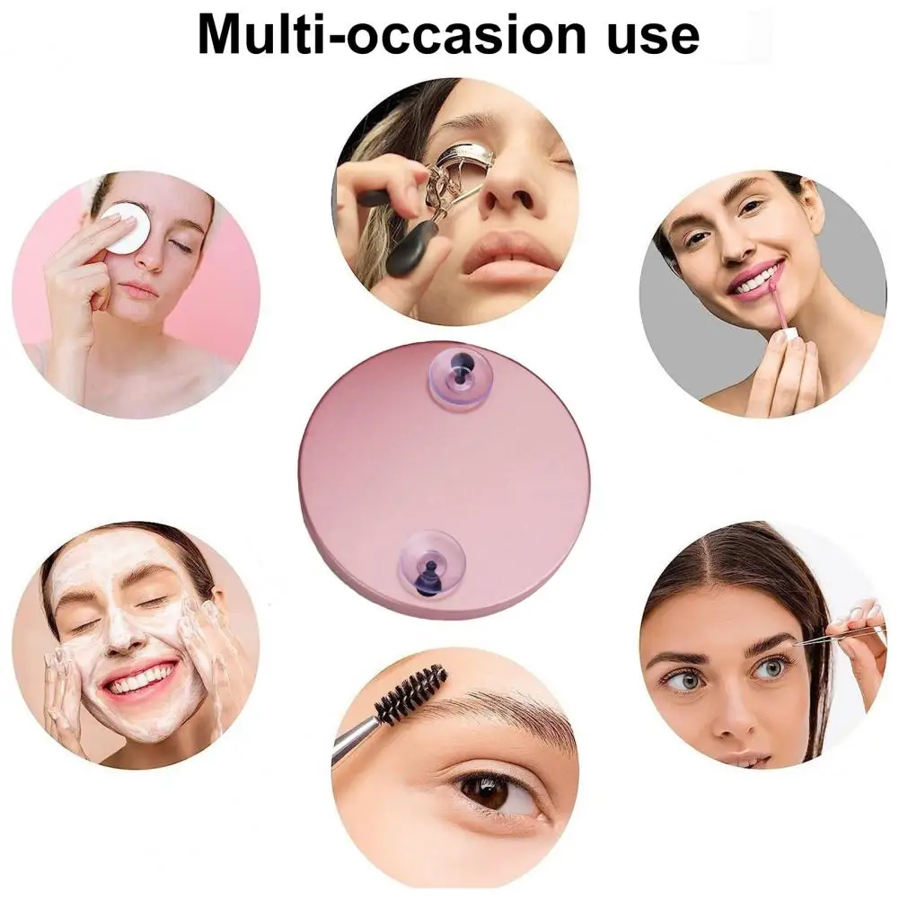 

Eyeliner Brow Shaping Mirror Portable 30x Magnifying Cosmetic Mirror with Suction Cup Tweezers Ideal Travel Makeup for Bathroom