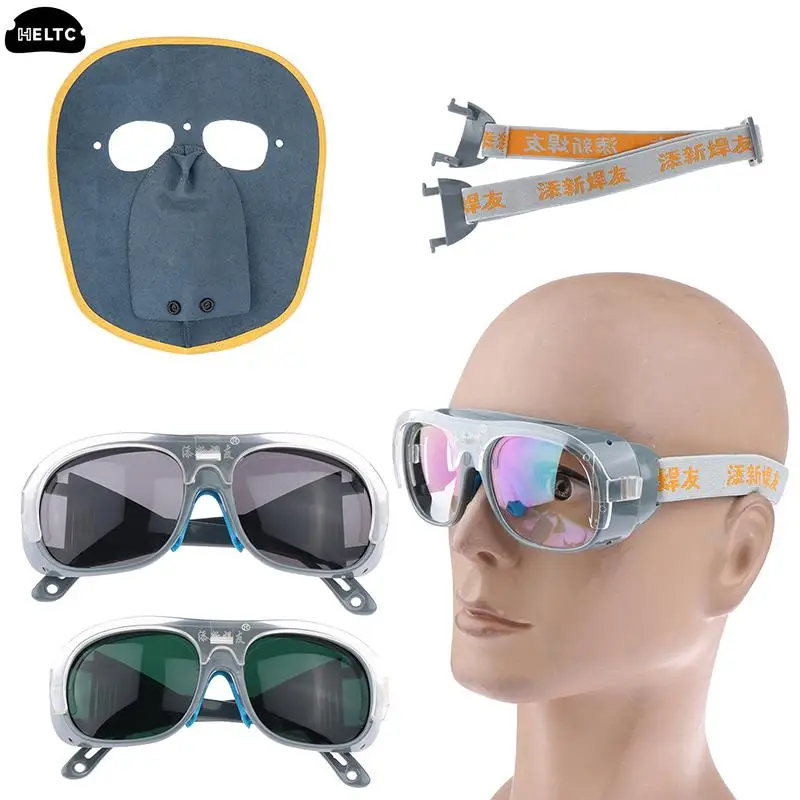 

Gas Argon Arc Welding Protective Glasses Protective Equipment Welding Glasses Welder Protective Glasses With Cowhide Mask