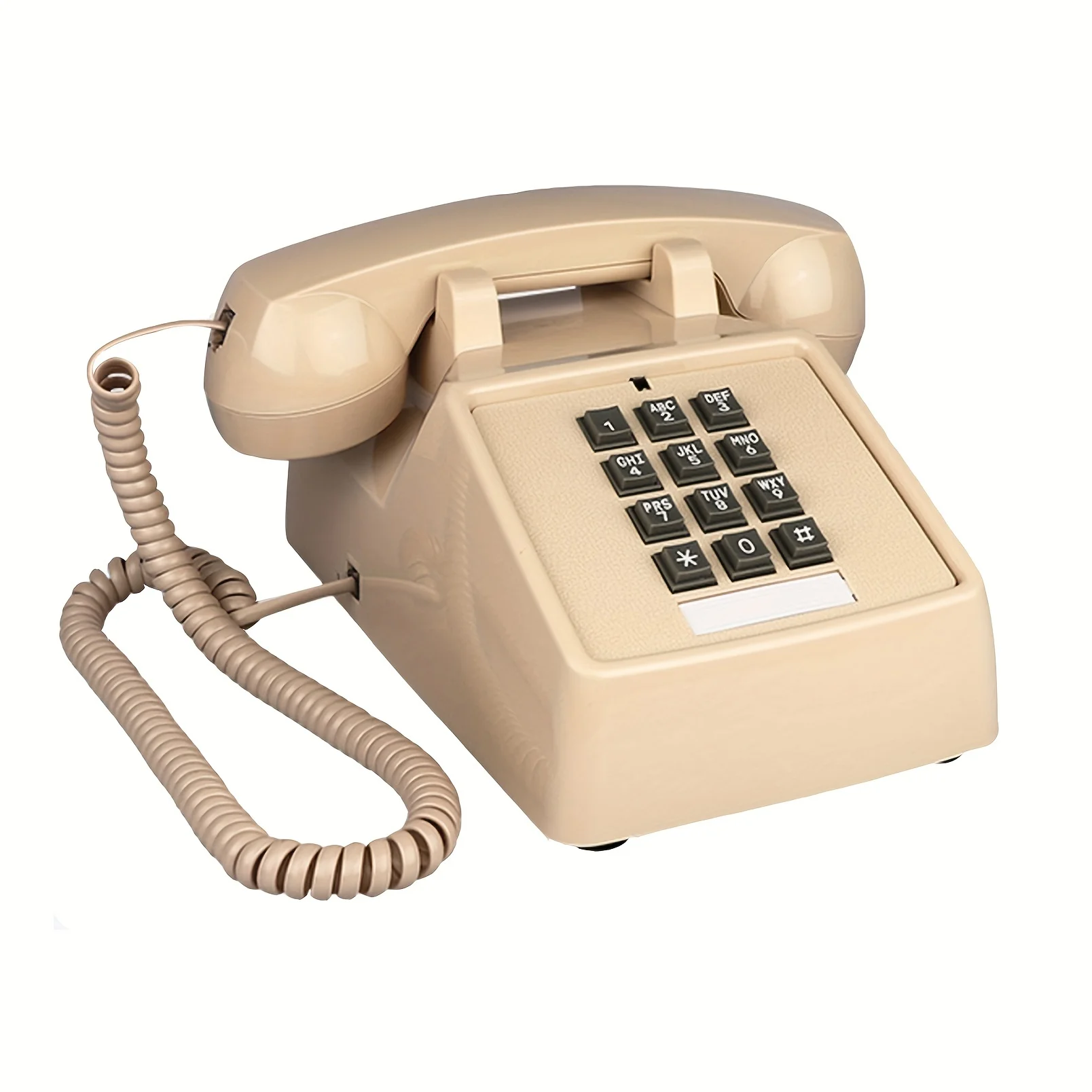 

Landline Phones Corded Single Line Heavy Desktop Basic Telephone For Seniors Retro Classic Old Fashion Movie Decor Telephones