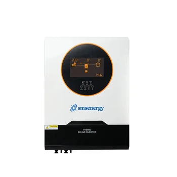 SMS Hot Sale Inverter Built-in WIFI 48V 10KW MPPT Controller 230VAC Single Phase Home Dual MPPT Hybrid Solar Inverter