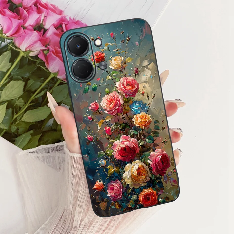 Luxury Butterfly Painted Shockproof Soft TPU Phone Case