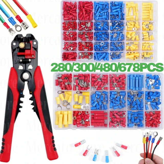 Electrical Connectors-butt Ring  Electrical Wire Connector Kit -  280/480/1200pcs - Aliexpress