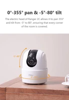Caméra IP IMOU 4MP 1080P Ranger 2C 360 °   Caméra de détection humaine Vision nocturne bébé Surveillance de sécurité à domicile caméra Wifi sans fil 2