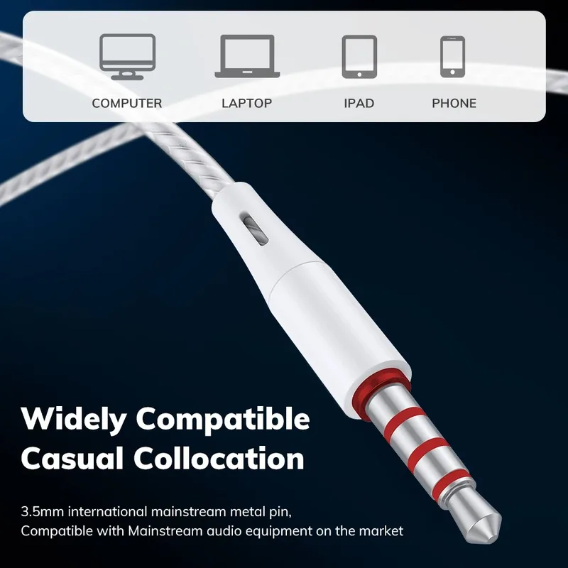 In-ear Wired Headphone HiFi Sound Quality Built In HD Mic