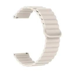 18mm Magnetic Silicone Sport Bracelet Loop Strap for 18mm width band (Starlight)