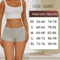 FINETOO 3 pièces femmes coton Boyshort culottes respirant taille basse couleurs unies sous-vêtements femme sport décontracté boxeurs caleçons 6