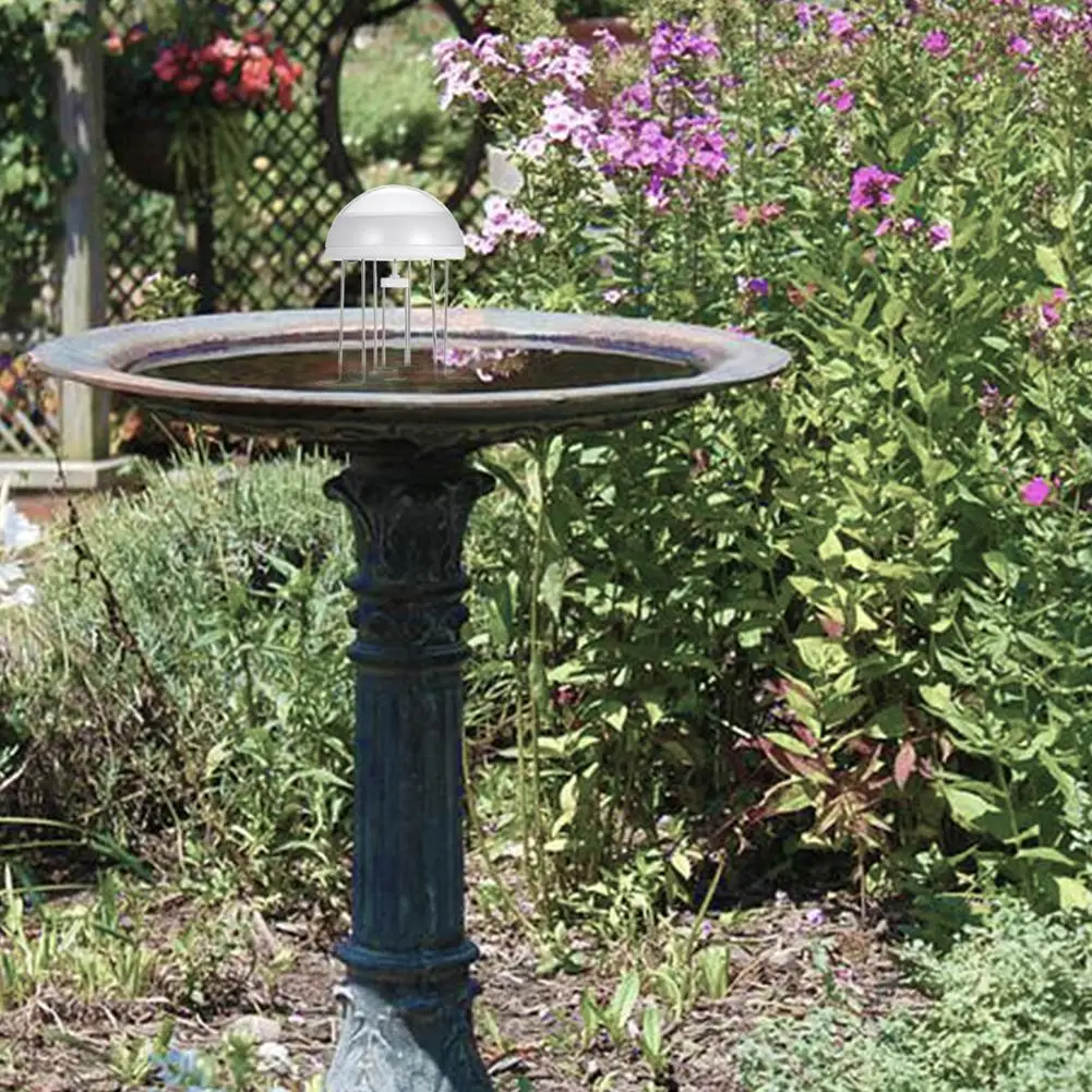 

Solar Water Wiggler With 3.7V 400mah Lithium Battery Backup Water Agitator For Bird Bath Garden Decoration