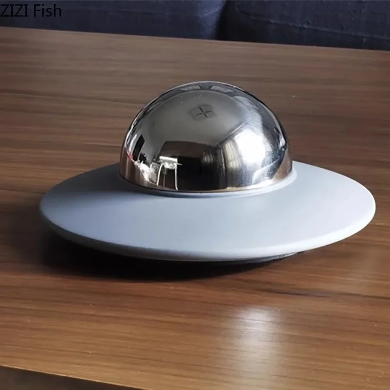 Creative UFO Shape Ashtray Stainless Steel Ash Tray Office Table Desktop Smoking Accessories for Weed Ashtray Gift for Boyfriend