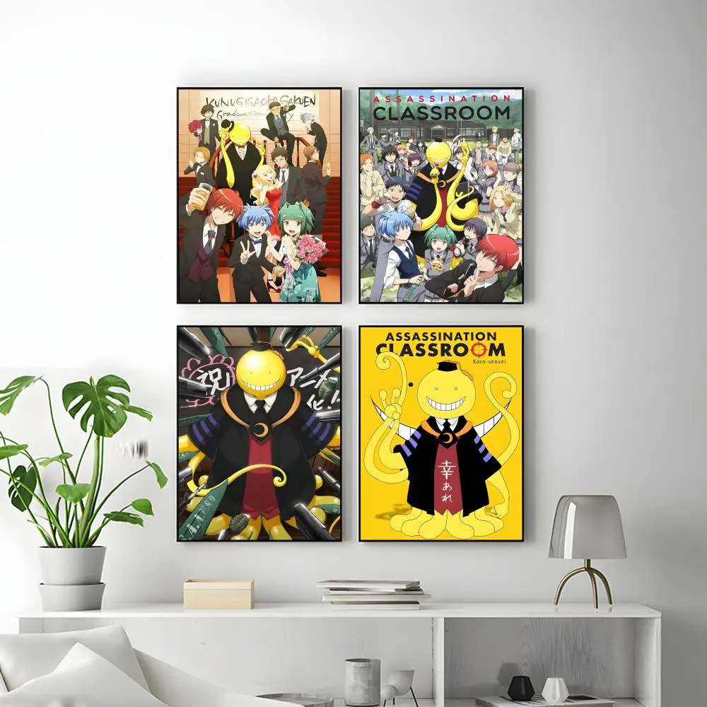 Anime Assassination Classroom Poster Versatile HD Waterproof Wall Art Self-Adhesive Decor for Any Space Ideal Gift - 4
