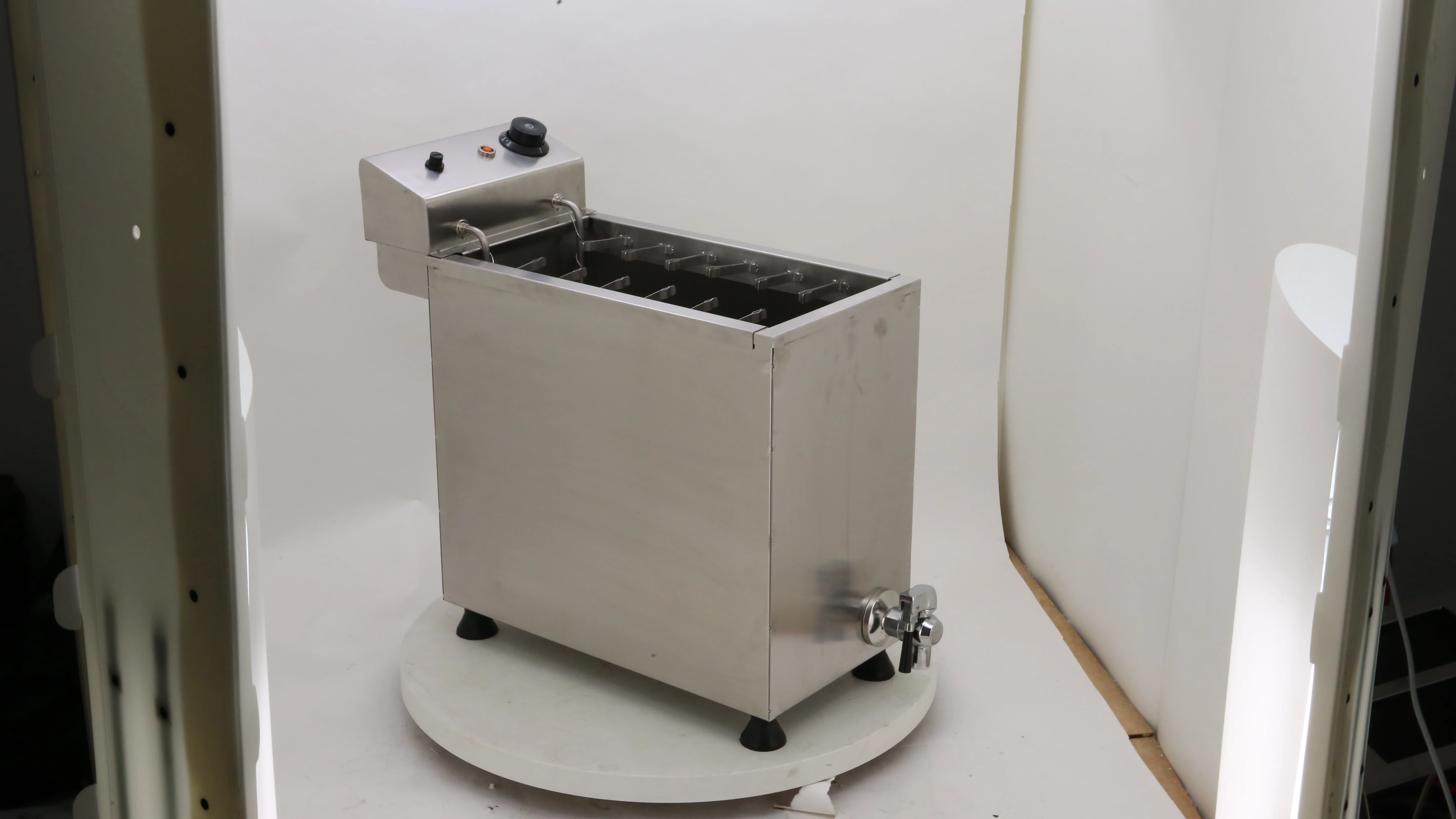 25L Large Capacity Commercial Automatic Cheese Hot dog Sticks Fryer Electric Deep Korean Corn Dog Fryer Machine Snack Equipment 4