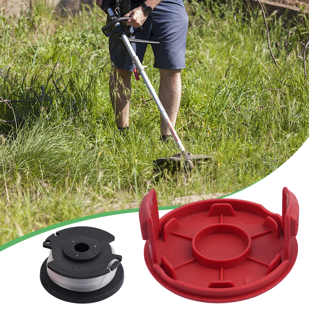 

Enhance Your Trimmer's Efficiency with For Hyper Tough Spool Trimmer Line and Cap Cover for HT1940100306 & HT1940100307