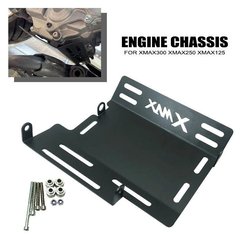 Per Yamaha Xmax300 Xmax250 Xmax125 Xmax 300 Xmax 250 125 2017-2023 2022 Piastra Paramotore Telaio Motore Protezione Copertura Protettiva