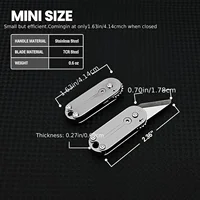 Unique EDC Pocket Knife For Men Compact Folding Design Box Cutter Tool For Everyday Carry And Outdoor Camping Gift 5