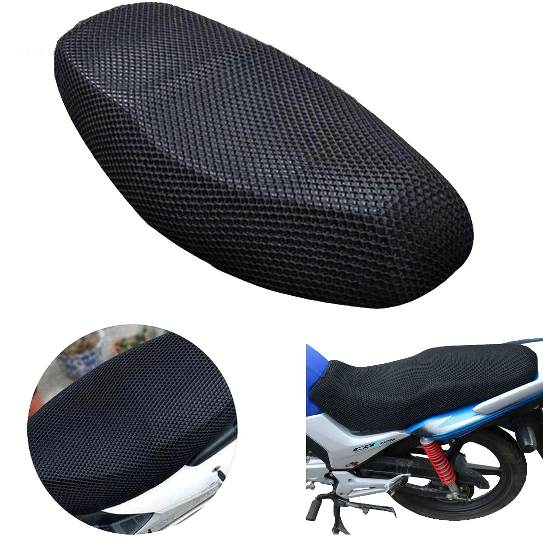 Motorbike Scooter Seat Covers Cushion Motorcycle Waterproof Seat