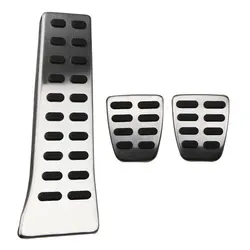 Deluxe Car Pedal Covers - Stylish Accelerator, Brake & Clutch Protectors for Your Vehicle's Interior (MT)