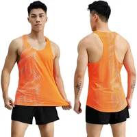 Professional Men's Marathon Running Vest Sports Suit Quick Dry Training Gear For Competitions Summer Season 2