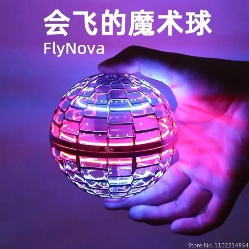 Flying Ball Boomerang Flyorb Magic With Led Lights Drone Hover Ball Fly