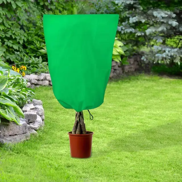 Fagyszövet Növény Fagyasztva Védelem Nem Szőtt Melegfagyasztás Elleni Védekező Takaró Tartós Fagy Kendő - Image 4