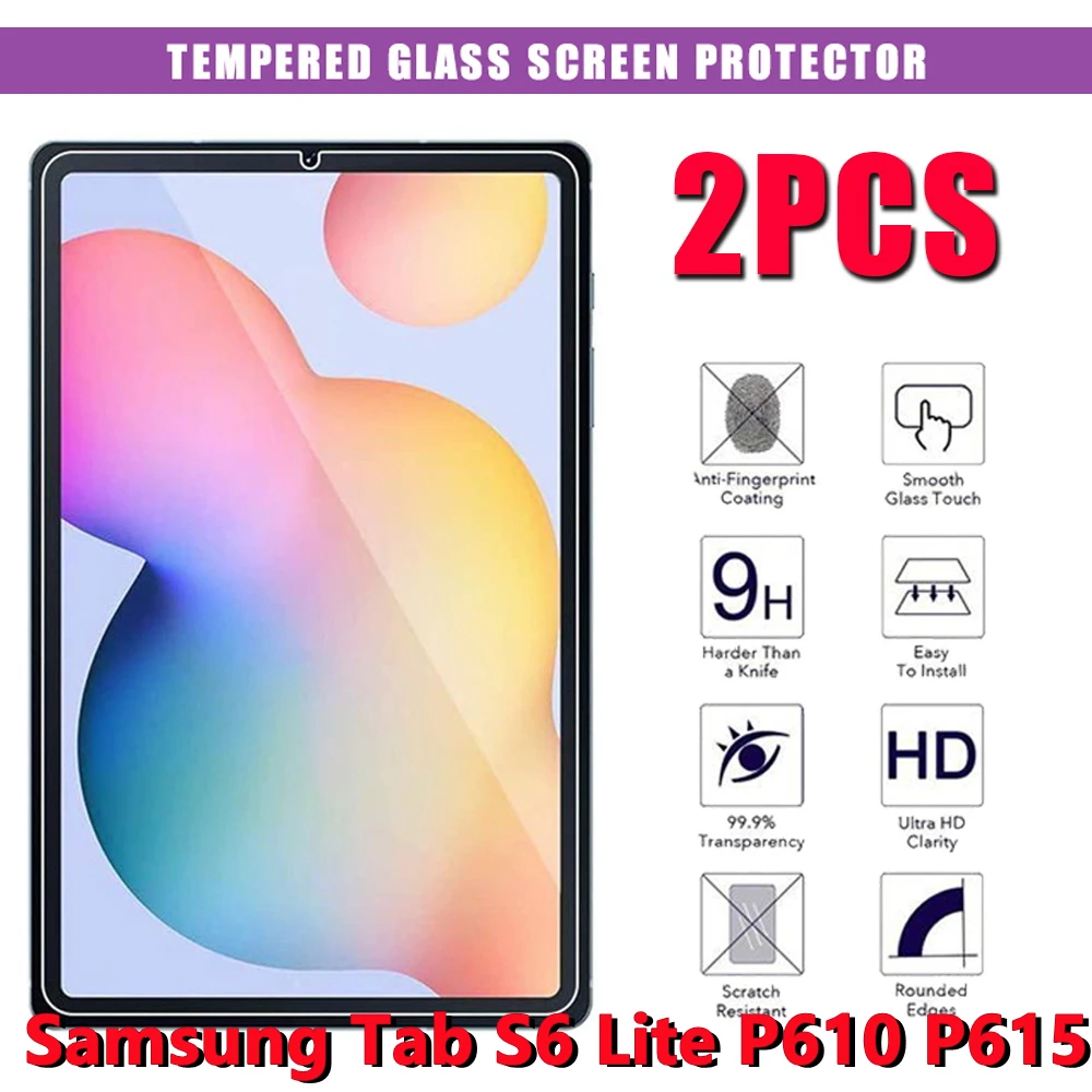

Закаленное стекло для Samsung Tab S6 Lite, 10,4 дюйма, 9H, 0,3 мм