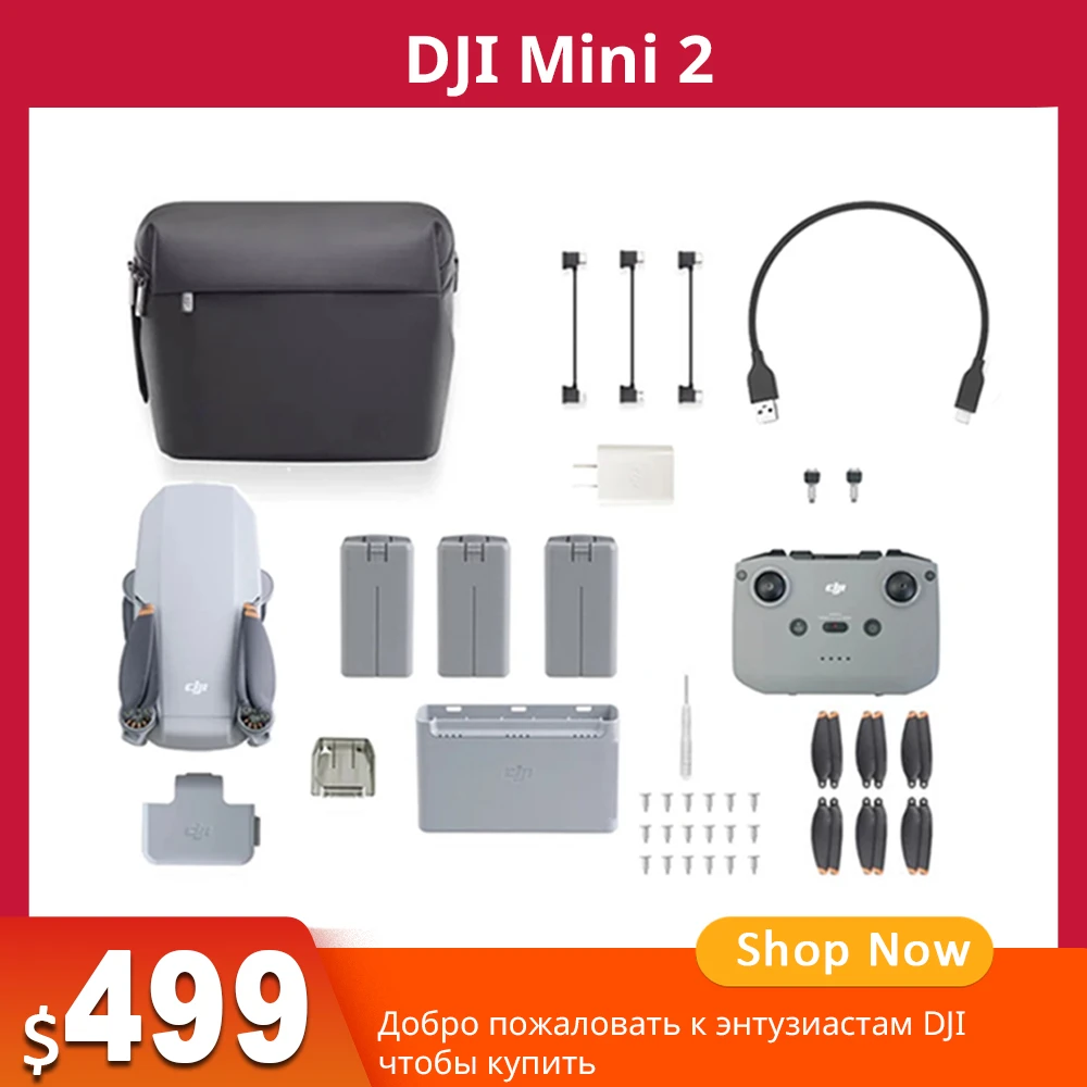  DJI Mini 2 Drone / fly more combo with 4K zoom camera 10km Transmission Distance brand new original in stock