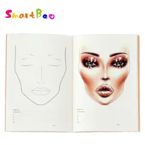 amerikansk dollar omvendt indstudering A4 Paper For Makeup Face Charts Blank Face Charts Beauty Make Up Practise  30 Sheets Paper - Notebook - AliExpress