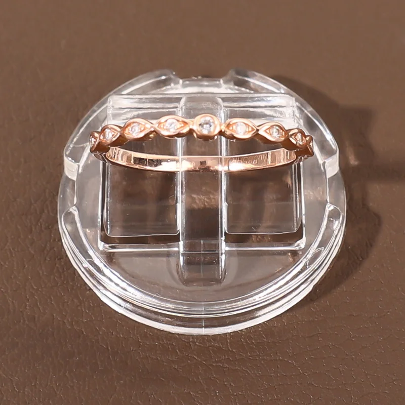 Mini Clear Rings Display Rack Storage Organizer