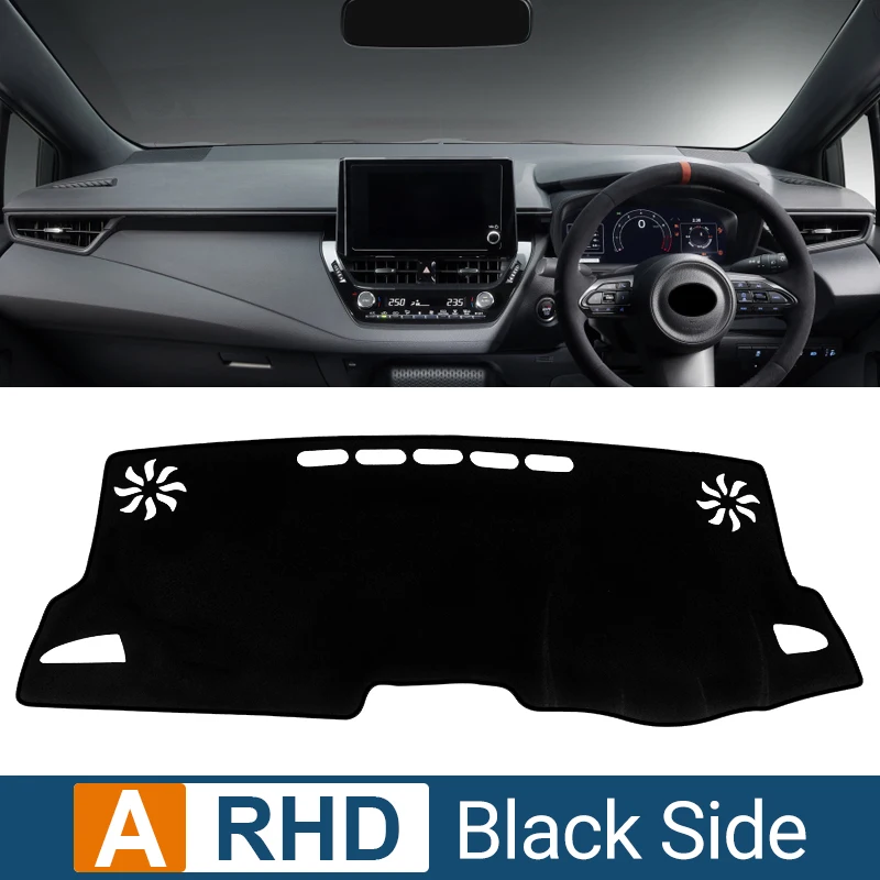 Anti-UV Non-Slip Car Dashboard Cover and Light Deflector Mat