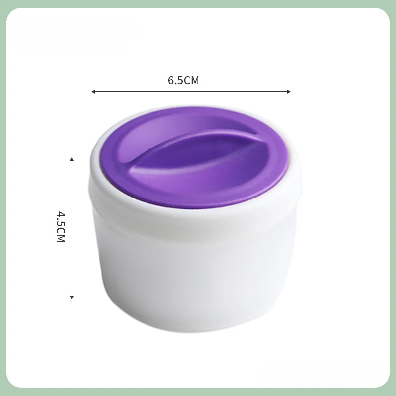 Anti Stick Powder Puff Flip Cake Cookie Flip Candy Paste Powder Spreading Flour Corn Starch Puff Storage Case Baking Tools