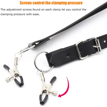 Labia Spreader Clip Nipple Clitoris Clamps BDSM Bondage Kit Adult Games Vagina Stimulator G-Spot Massage Sex Toys For Women 18+ 5
